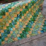Handmade Batik Quilt Meadow..