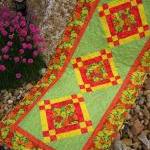 Colorful Flowers Table Runn..