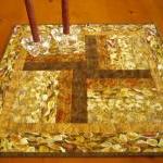 Golden Table Topper