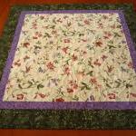 Delicate Flowers Quilted Ta..
