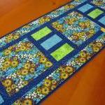 Floral Quilted Table Runner
