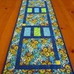 Floral Quilted Table Runner
