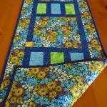 Floral Quilted Table Runner