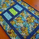 Floral Quilted Table Runner