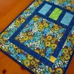 Floral Quilted Table Runner