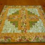 Quilted Table Topper Leaves