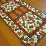 Colorful Leaves Quilted Tab..