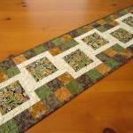 Colorful Leaves Quilted Tab..