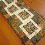 Colorful Leaves Quilted Tab..