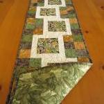 Colorful Leaves Quilted Tab..