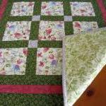 Table Topper Floral Squares