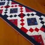 Quilted Table Runner Firewo..