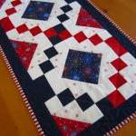 Quilted Table Runner Firewo..