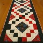 Quilted Table Runner Firewo..