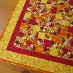 Quilted Table Topper Blosso..