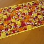 Quilted Table Runner Blosso..