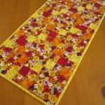 Quilted Table Runner Blosso..