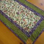 Quilted Table Runner Floral..