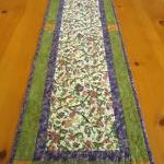 Quilted Table Runner Floral..