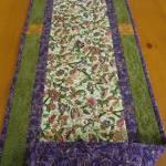 Quilted Table Runner Floral..