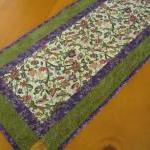 Quilted Table Runner Floral..