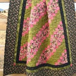 Flowers in my Garden Quilt - Handmade quilt, Wall quilt, Lap quilt